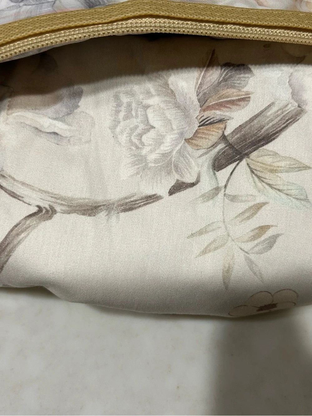 Bedding_Dreamer King Duvet Cover Set, 3-Piece 100% Cotton Twill Bird and Floral